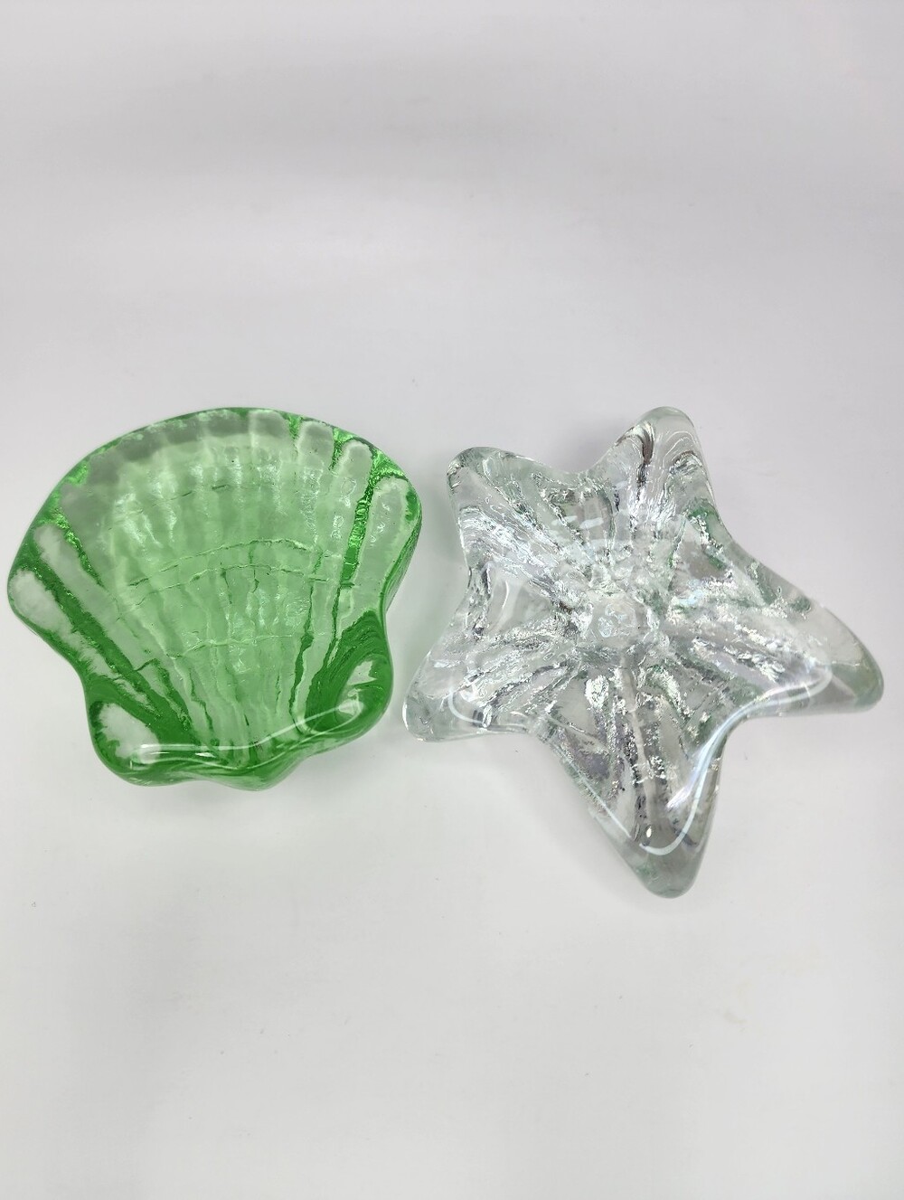 Vintage Glass Seashell and Starfish Decorative Set - Picture 7 of 8